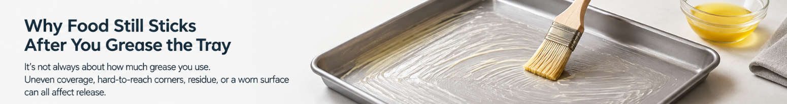 How To Grease A Baking Tray For Easy Food Release