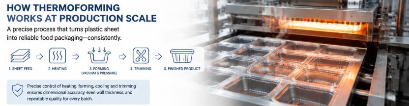 A Complete Guide to Thermoforming Technology for Food Packaging Applications
