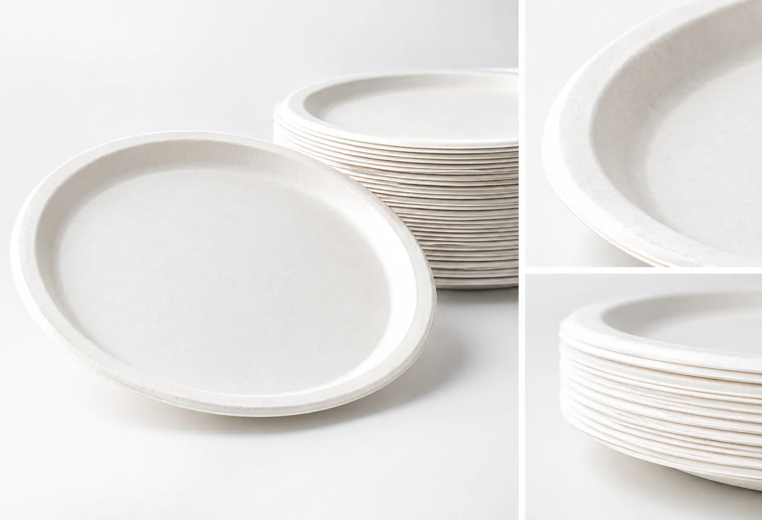 Standard Round paper plate from a paper plate manufacturer for foodservice